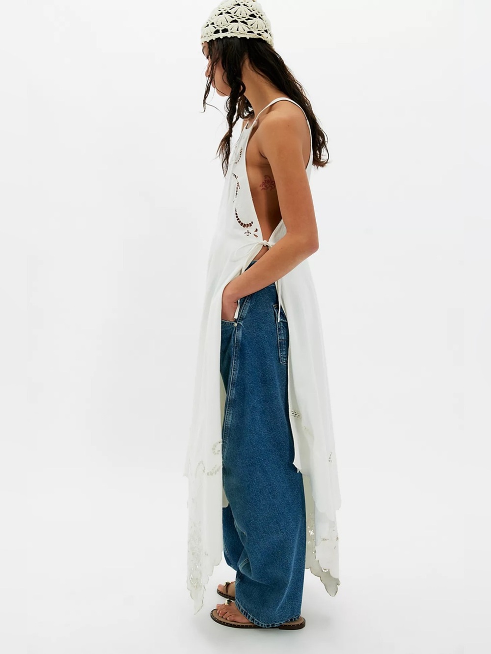 Free people Pearl Maxi Top clean ivory - Picture 2 of 9